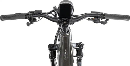 Lectric eBikes XPeak2 High-Step Long-Range eBike (Max 80mi. Range/28mph Speed) + Rear Rack, Fenders, Headlight, Suspension Seat Post - Tempest Grey