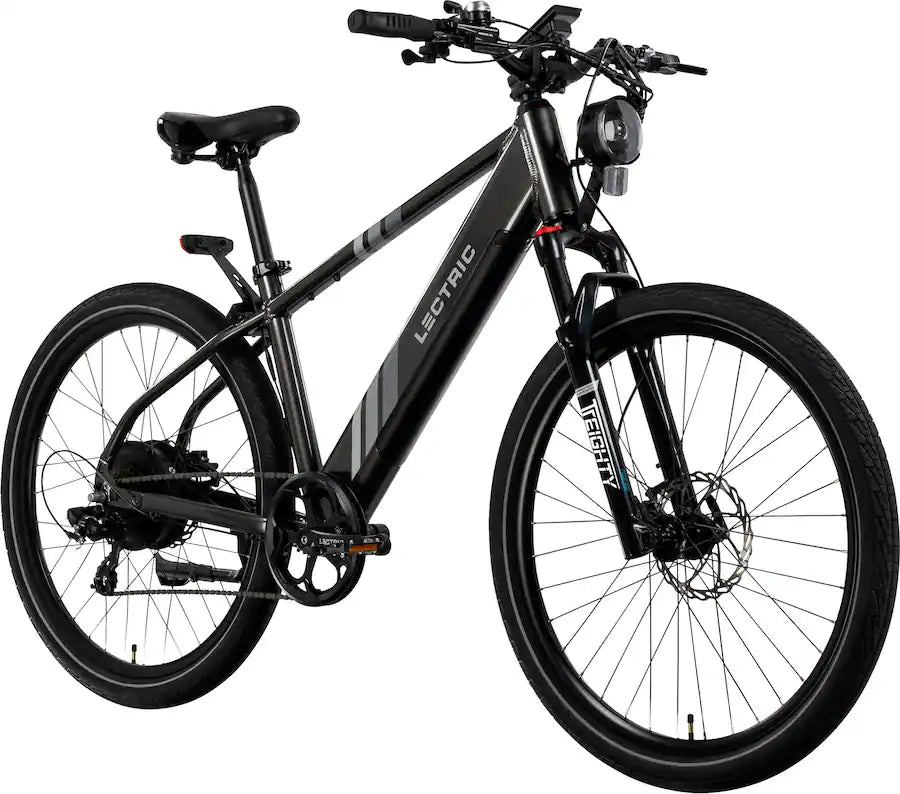 Lectric eBikes - XPress 750 High-Step Long-Range eBike: 60 miles Max Operating Range & 28 mph Max Speed - Unisize - Black