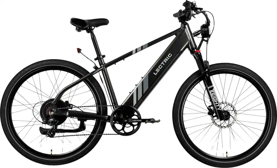 Lectric eBikes - XPress 750 High-Step Long-Range eBike: 60 miles Max Operating Range & 28 mph Max Speed - Unisize - Black