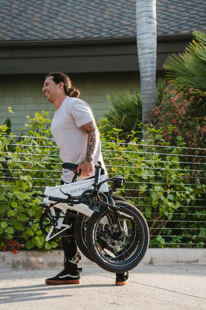 Lectric eBikes - XP Lite2 Foldable Long-Range eBike: 80 miles Max Operating Range & 20 mph Max Speed - Unisize - Arctic White