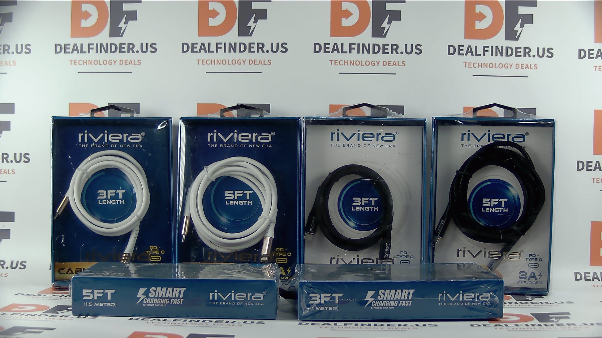 Packaging of ivieia products on a white background with 'Dealfinder.us' branding