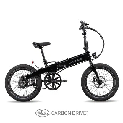 Lectric eBikes - XP Lite2 Foldable Standard Battery Belt Drive eBike: 45 miles Max Operating Range & 20 mph Max Speed - Unisize - JW Black
