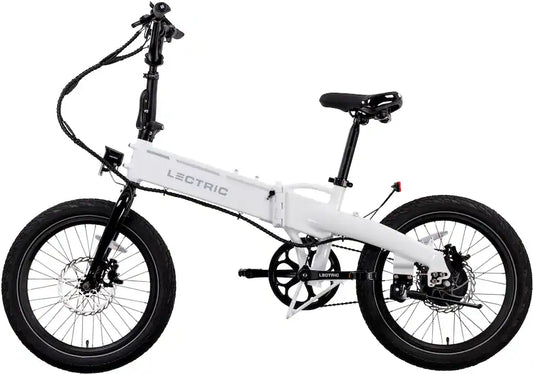 Lectric eBikes - XP Lite2 Foldable Long-Range eBike: 80 miles Max Operating Range & 20 mph Max Speed - Unisize - Arctic White