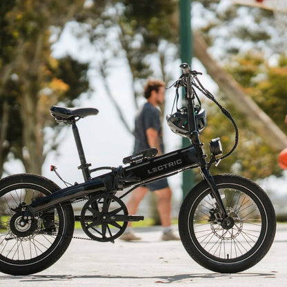 Lectric eBikes - XP Lite2 Foldable Standard Battery Belt Drive eBike: 45 miles Max Operating Range & 20 mph Max Speed - Unisize - JW Black