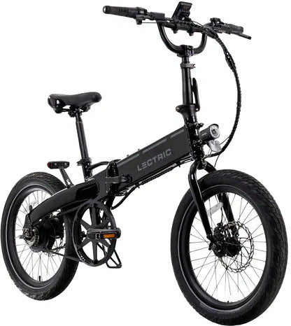 Lectric eBikes - XP Lite2 Foldable Standard Battery Belt Drive eBike: 45 miles Max Operating Range & 20 mph Max Speed - Unisize - JW Black
