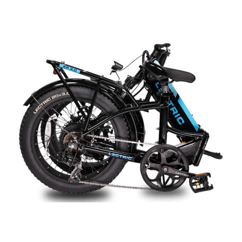 Lectric eBikes - XP3 Step-Thru Foldable Long-Range eBike: 65 miles Max Operating Range & 28 mph Max Speed black