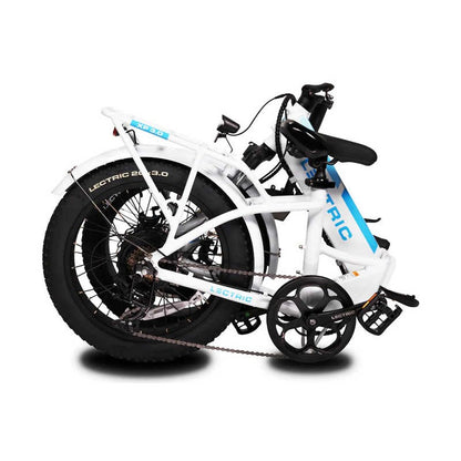 Lectric eBikes - XP3 Step-Thru Foldable Long-Range eBike: 65 miles Max Operating Range & 28 mph Max Speed white