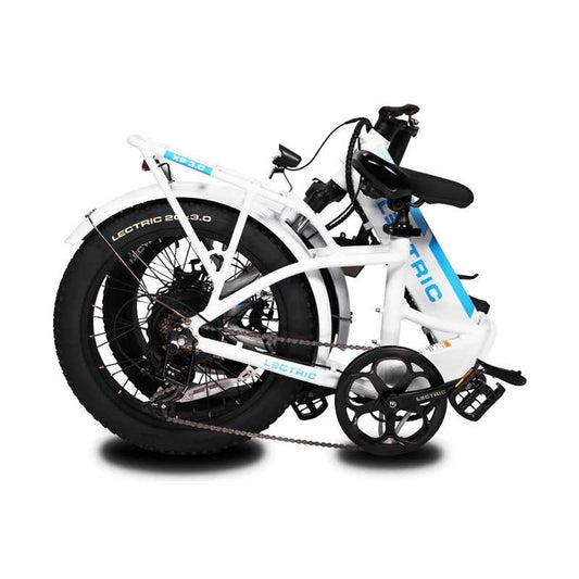 Lectric eBikes - XP3 Step-Thru Foldable Long-Range eBike: 65 miles Max Operating Range & 28 mph Max Speed white